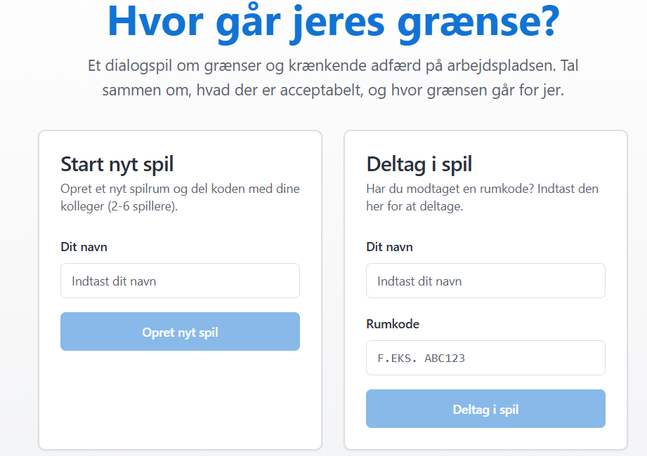 Grænsespillet